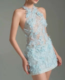 Vietnamese Small Dress Handmade Lace Birthday Engagement Thin Dress Woman In 2025