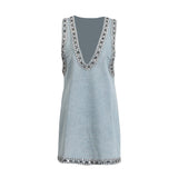 Sling Skirt Light Luxury Diamond Design 2025 Summer New High-End Small Dress Short Dress Dress Woman