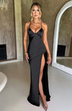 Women's Summer Dress 2024 New Solid Color Sexy Harvests Lved Sleeveless Skinny Dress HZ0628