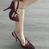 Yuanying's Same Fur Heeled Sandals With Cat Heel With High Heels High Quality Shoes