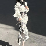 Teased Original Ring Door Lolita Girl Lolita Waist Cover Dress Dress Short Skirt Sweet Suit 7173