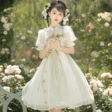 Design Wind Lily Jsk Man Element Dress Daily National Style Lolita Sweet Dress 6743
