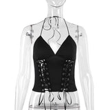 Autumn 2025 New Trendy Hottie Sexy V-Neck Short-Hanging Blouse DJPT