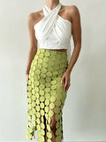 And Familiar With Wind Embroidery Hollow Skirt Women In Spring 2025 New Design With High-Waisted Candy Cumsudian Dress
