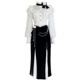 Design Unnameted Poem To Improve Han Elements Hanfu Women's Top Fishtail Dress Dress Dress Set 8569