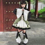 Design Kung Fu Rolling Chinese Style Improve The Chinese Elements Of The Women's Coat Dress Dress Set 6663