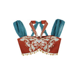 Design Sanskrit Chinese Style Women Dunhuang Wind Corset Lantern Suit 9043