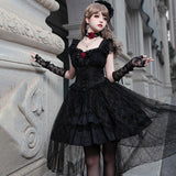 Design Dark Rose Lolita Everyday Cute Lorita Sweet Dress Spring And Summer 6775
