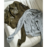 South Oil Heavy Industry Glid Light Long Sleeve Knit Shirt 24 Autumn And Winter Gentle Set Long-Sleeved Coat