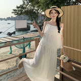 Wind Flower Sling Vest Women Summer New High-End Feel Holiday Wear Temperament Sweet Half Skirt Two-Piece
