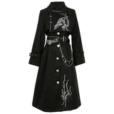 Design Of The Northern Spicy Man Element Of The Female Hundred And Autumn Coat Long Coat 8500
