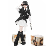 Teased Original Nocturnal Rabbit Lolita Girl Lolita Dress Dress Dress Leg Set 7045