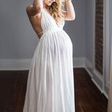 Summer Sexy Suspension Type Wired Cord Pregnant Dress Maternity