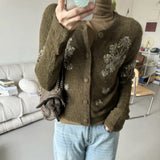 South Oil Heavy Industry Glid Light Long Sleeve Knit Shirt 24 Autumn And Winter Gentle Set Long-Sleeved Coat