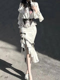 Teased Original Ring Door Lolita Girl Lolita Waist Cover Dress Dress Short Skirt Sweet Suit 7173