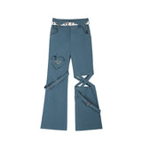 Teased Gemini Radio Lolita Girl Lolita T-Coat Pants Set 7046