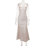 Design Flash Temperament Sling Dress Woman Fashion Sexy Body Dress Dress DJPT