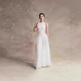 2025 Lace Umbrella Dress Dress Sleeveless Dress
