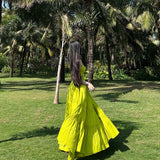 Travel Hanging Belt Trise Dress Skinny Beach Dress Women's Seaside Holiday To Take Pictures Of Waist Swings Long Dress Summer