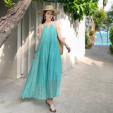Fairy Temperament Sleeveless Dress Women's Summer 2025 New Loose Seaside Resort Style Long Skirt