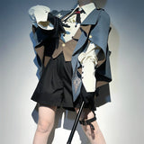 Teased Original Narrative Poem Lolita Cloak Maar Shirt Shorts Daily Set 7184