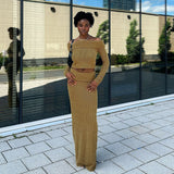 Autumn 2025 New Temperament Repair Hairy Musculi Cleography Shoulder Half-Skirt Suit Woman DJPT