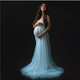 Fashion Pregnant Women Take The Costume Dress Studio To Shoot The Atmospheric American Net Nail Pearl Fairy Pregnant Mother Mimi Photo Maternity