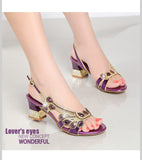 New Flat-Soled Sandals Women Wear High Heels Golden Water Drill Bohemian Diamond Beach Women's Shoes Coarse High Quality Shoes