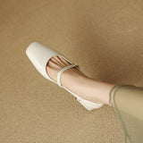 Size Size Mary Jane Shoes Hollow Coarse Sandals Women's Summer New Buckle With Heel Women's Shoes High Quality Shoes