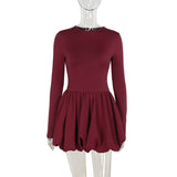 Autumn 2025 New Fashion Style Elegance Beautifully Dressed With Long Sleeves DJPT