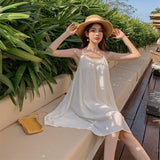 Vacation Skirt Short Temperament Hanging Neck Dress Summer 2025 New