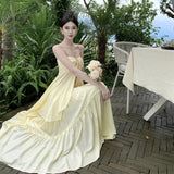 Sanya Seaside Holiday Set Super Fairy Corset + Large Skirt Skirt Beach Dress