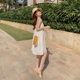 Vacation Skirt Short Temperament Hanging Neck Dress Summer 2025 New