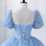 New Wedding Dress Student Art Exam Performance Vocal Beauty Solo Banquet Piano Performance Annual Puffy Skirt