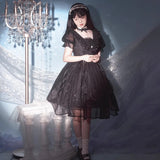Butterfly Op Lolita Sweet Dress Lolita Dress Summer Long Short Sleeve 6544