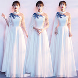 Performance Dress Female Dress Adult White Solo Contest Poetry Recitation Guzi Ancient Style Dress 2025 New