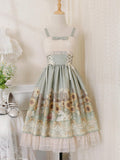 Design Sunflower Story Jsk Sling Skirt Everyday Cute Lolita Sweet Skirt 6199