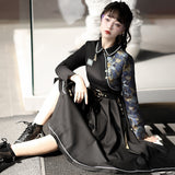 Design Does Not Sleep City Chinese Wind And Man Element Dress Daily Spring And Summer 6496