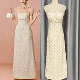 Wedding Dress High-End Light Luxury Niche Slings Engagement Skirt Temperament Geist Elegant Thin Dress