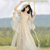 Design To The Metral Lolita Women's Sling Skirt Everyday Cute Lolita Sweet Dress 7139