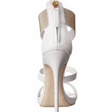 Hot Diamond High Heel Sandals Large Size Women's Shoes Ultra High Heel Banquet Sandals Supply High Quality Shoes