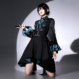 Teased Original Deep Music Lolita Girl Lolita Collar Top Dress Shorts Set 7212