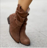 Autumn And Winter New Products Wish Low And 40-43 Low Heel Velvet Low-Champe Women Boots Boots High Quality Shoes