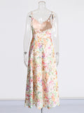 Sexy Style Dress 2025 Spring New Lace Sling Embroidered Flowers High-Rise Dress Woman