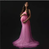 Fashion Pregnant Women Take The Costume Dress Studio To Shoot The Atmospheric American Net Nail Pearl Fairy Pregnant Mother Mimi Photo Maternity
