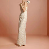 Wedding Dress High-End Light Luxury Niche Slings Engagement Skirt Temperament Geist Elegant Thin Dress