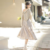 Design Chinese Style Improvement Chinese Elements Of Women's Coat Sling Skirt Suit 8952