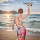 Sling Sexy Bareback Print Dress Woman New Holiday Style Hottie Dress DJPT