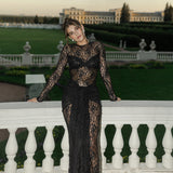 Autumn 2025 New Bag Ass Skirt Temperament Sexy And Lace Dress Woman DJPT