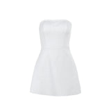 Autumn 2025 New Sexy Short Dress Famous Style Temperament Hot Diamond Chest Foundation Dress DJPT